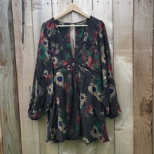 Free People Floral Tunic